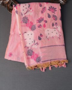 MUGA COTTON IN PICHWI ART